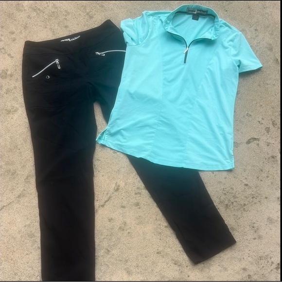 jamie sadock Pants - Jamie Sadock Women's Golf Pant and Polo Shirt Pant Size 6 Shirt Size S